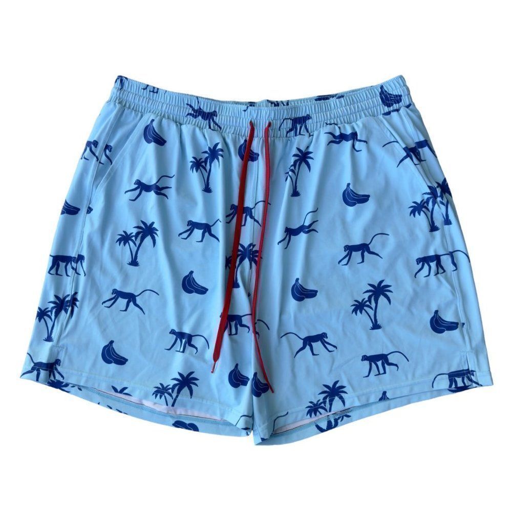 Nomad Trunks by Savage Tacticians‎ Blue Monkey Swim Trunks Men's 2XL